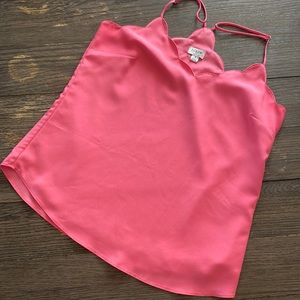 Scalloped camisole top from J Crew